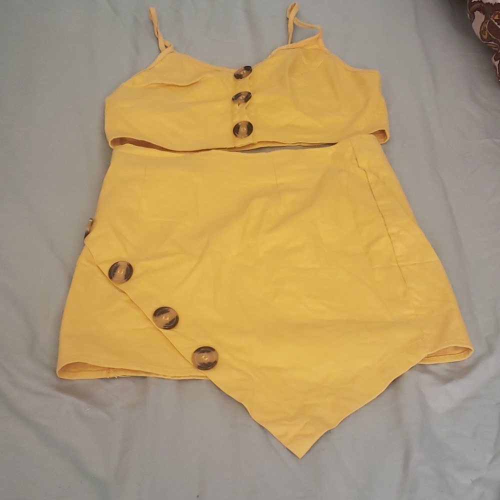 Top and skirt set
